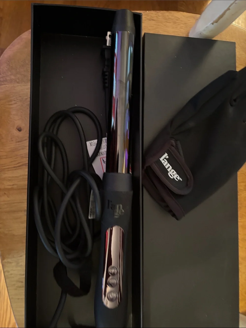 Lange  Curling Wand with Black Heat-Resistant Glove